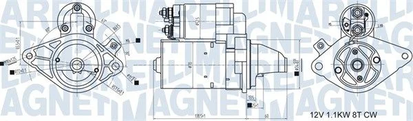 Starter MAGNETI MARELLI 063721407010