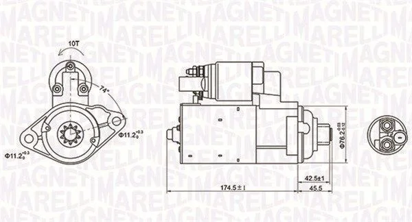 Štartér MAGNETI MARELLI 063721409010