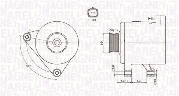 Alternator MAGNETI MARELLI 063731498010