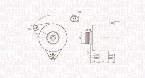 Alternator MAGNETI MARELLI 063731546010