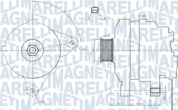 Alternator MAGNETI MARELLI 063731665010