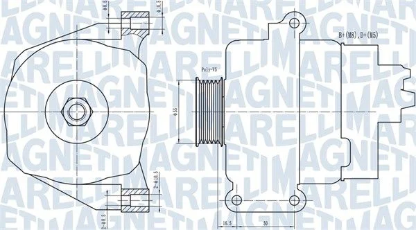 Alternator MAGNETI MARELLI 063731766010