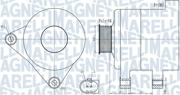 Alternator MAGNETI MARELLI 063731986010