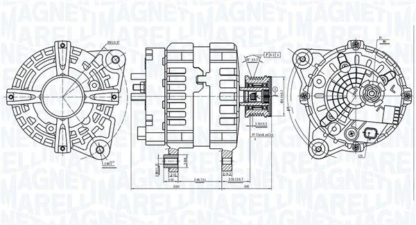Alternator MAGNETI MARELLI 063736381010