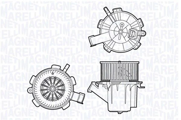 Vnútorný ventilátor MAGNETI MARELLI 069412706010