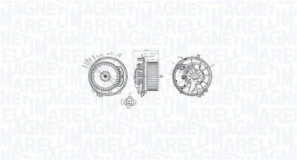Interior Blower MAGNETI MARELLI 069412769010