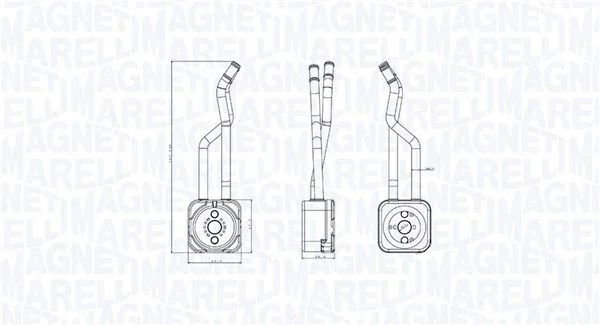Chladič oleja, motorový olej MAGNETI MARELLI 350300003800