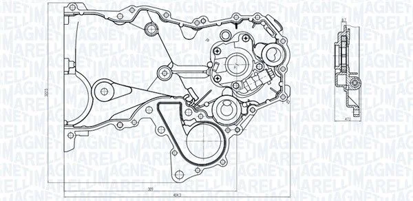 Olejové čerpadlo MAGNETI MARELLI 351516000104