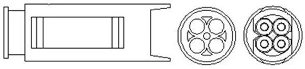 Lambda snímač MAGNETI MARELLI 466016355062