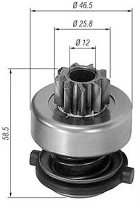 Pastorok, štartér MAGNETI MARELLI 940113020138