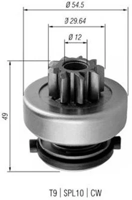 Pastorok, štartér MAGNETI MARELLI 940113020354