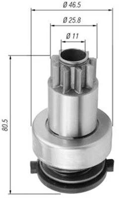 Pastorok, štartér MAGNETI MARELLI 940113020434