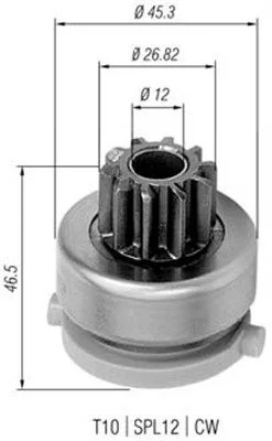 Pastorok, štartér MAGNETI MARELLI 940113020439