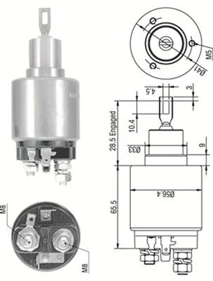 Elektromagnetický spínač, štartér MAGNETI MARELLI 940113050270