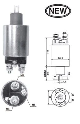 Elektromagnetický spínač, štartér MAGNETI MARELLI 940113050539