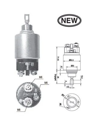 Elektromagnetický spínač, štartér MAGNETI MARELLI 940113050543