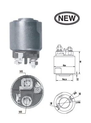 Elektromagnetický spínač, štartér MAGNETI MARELLI 940113050546