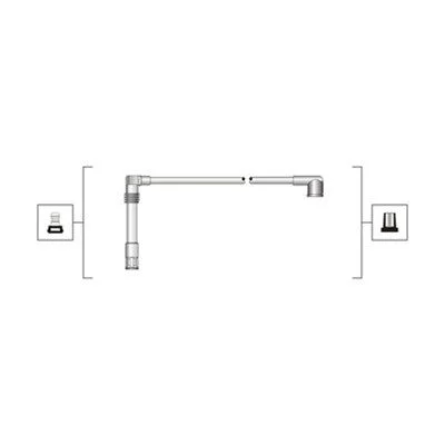 Ignition Cable Kit magneti marelli MSQ0082