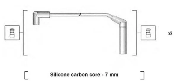 Ignition Cable Kit MAGNETI MARELLI 941365090932